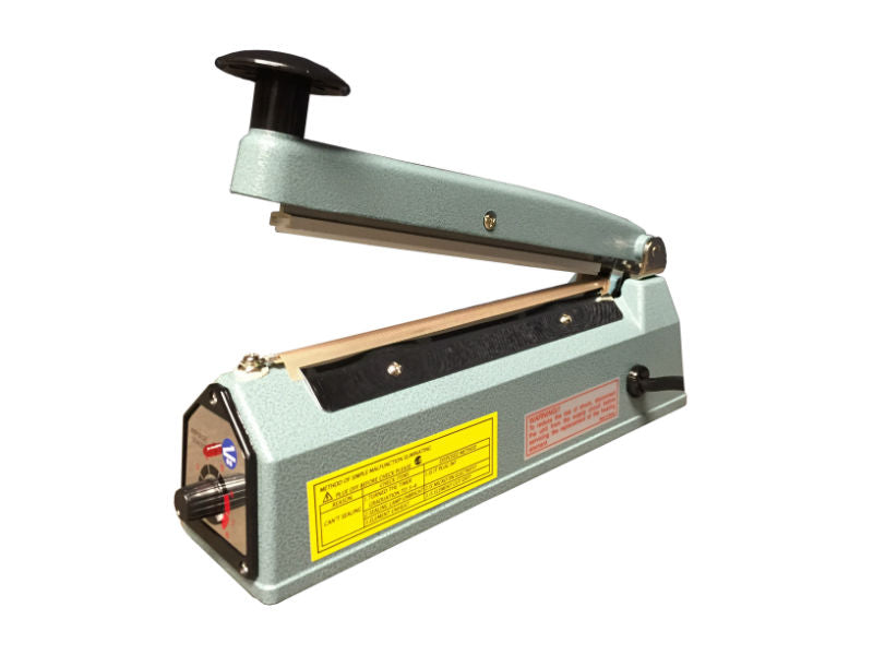 KF-200Hrnd: 8" KF-Series Hand Sealer w/ Round Seal Width, Blue