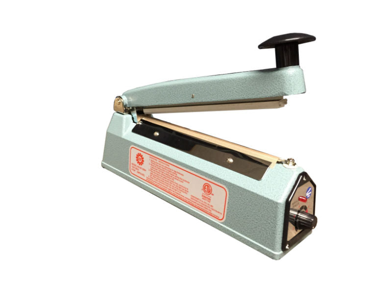 KF-200Hrnd: 8" KF-Series Hand Sealer w/ Round Seal Width, Blue