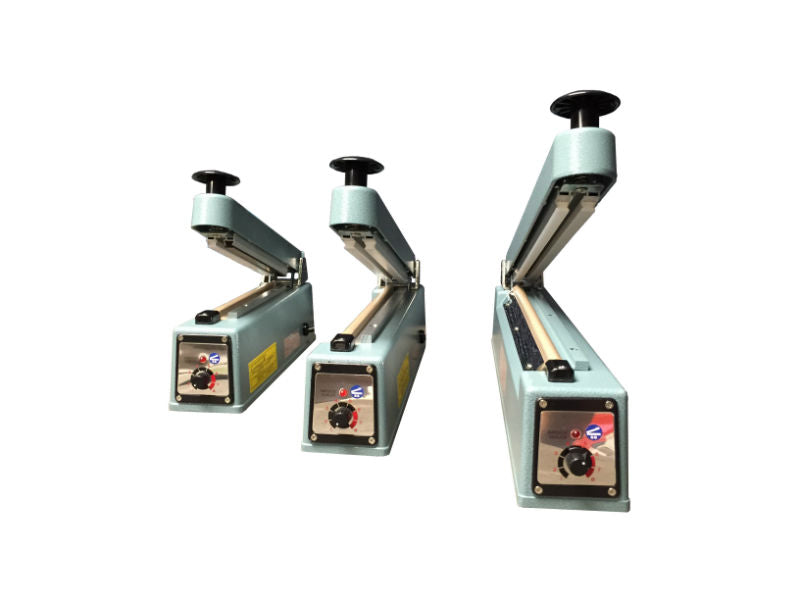 KF-200Hrnd: 8" KF-Series Hand Sealer w/ Round Seal Width, Blue