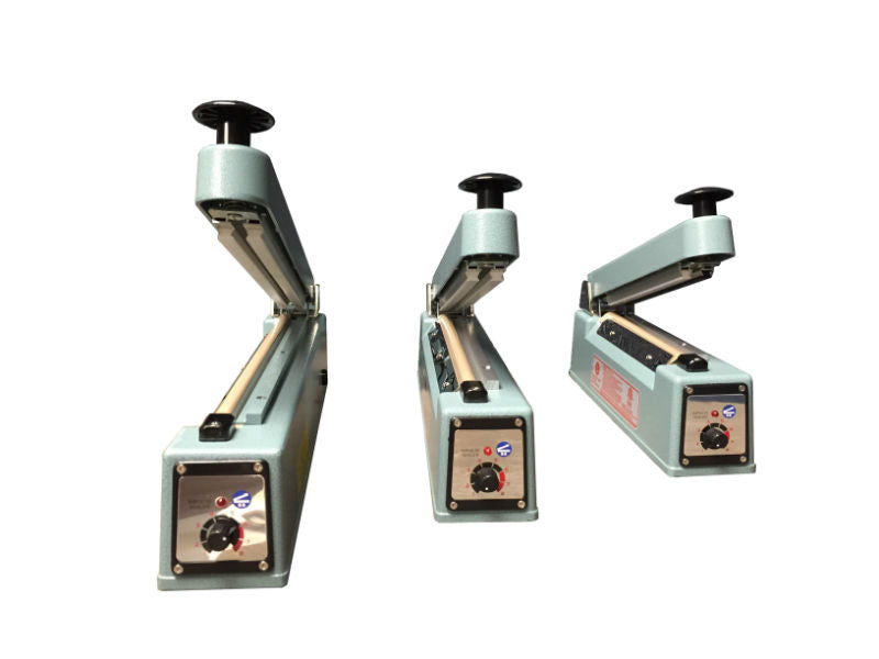 KF-200Hrnd: 8" KF-Series Hand Sealer w/ Round Seal Width, Blue