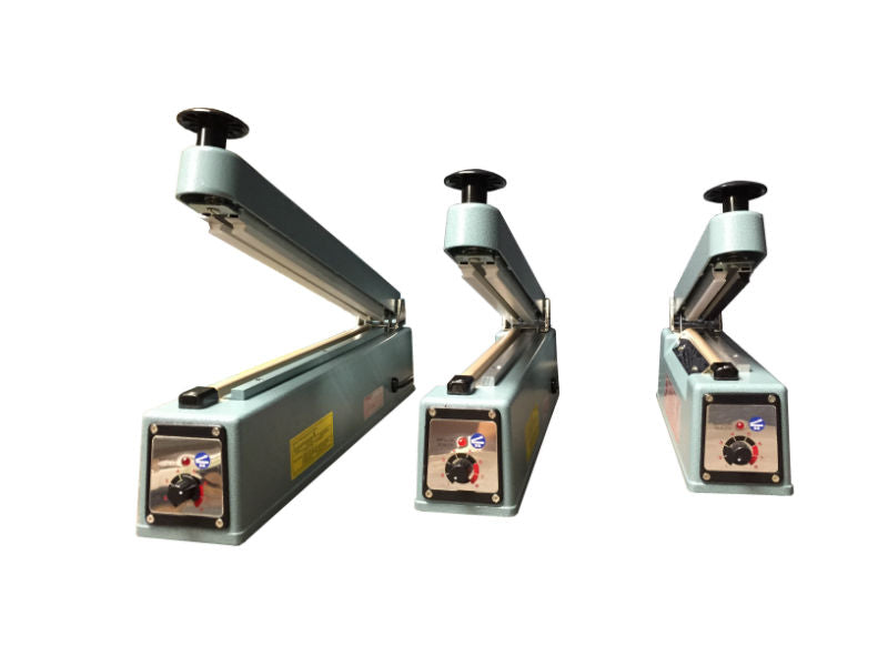 KF-200Hrnd: 8" KF-Series Hand Sealer w/ Round Seal Width, Blue