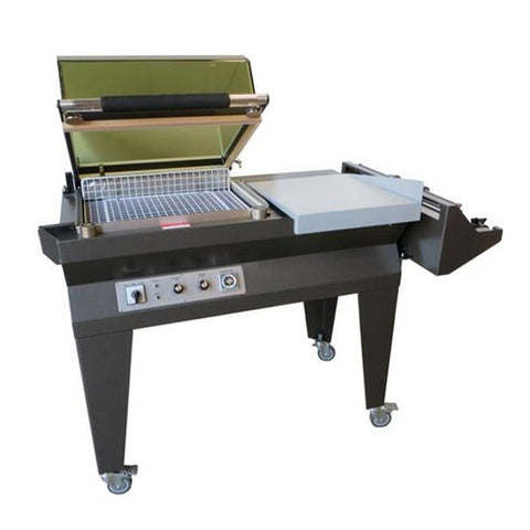 SS-76ST-220V: ﻿16"W x 22"L Compact L-Bar Sealer with Hooded Shrink Chamber, 220V