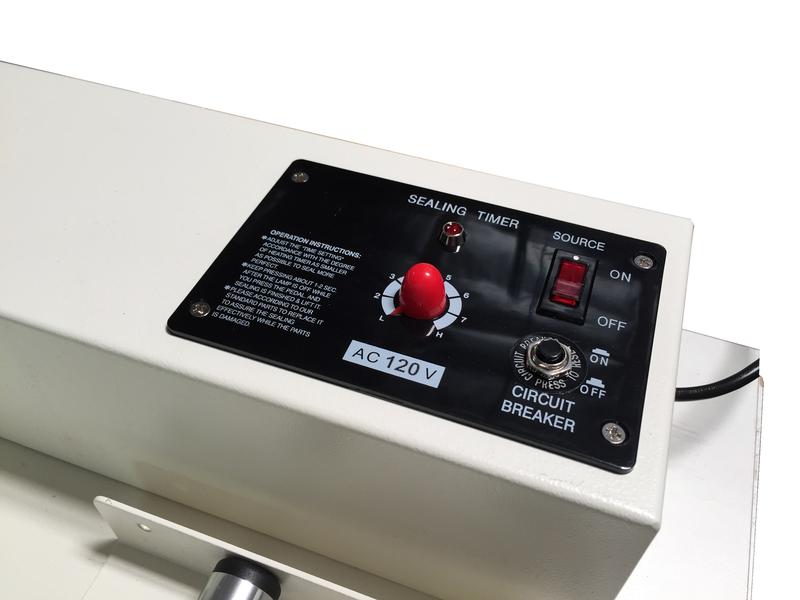 W-750IC-W-Series: 30" W-Series I-Bar Sealer w/ Sliding Cutter w/ Film Roller w/ 2.7mm Seal Width