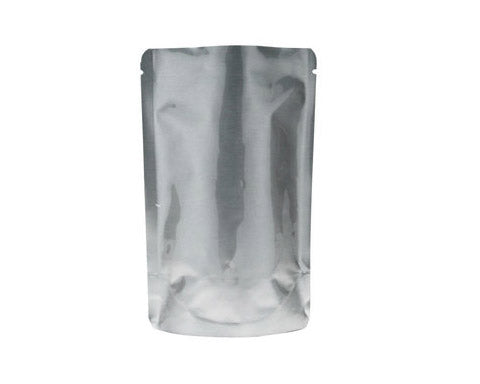 FUB2Z24-VN: 2oz (60g) Stand Up Pouch No Zip w/ Valve, Clear/Silver, 1,000pcs