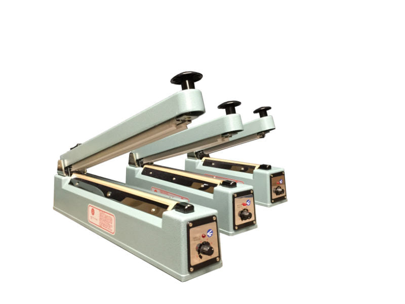 KF-405HC: 16" KF-Series Hand sealer w/ 5mm Seal Width w/ Sliding Cutter