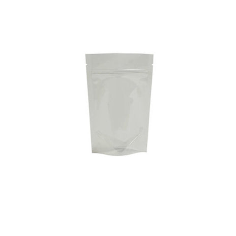 FUB1Z24-NZ: 1oz (28g) Stand Up Zip Pouches, Clear/Silver, 2,000pcs